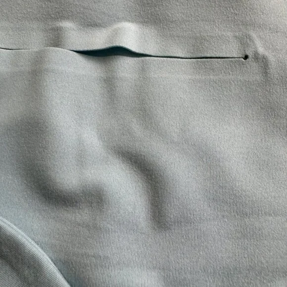 Girlfriend Collective XL High-Waisted Bike Shorts In Light Blue womens new - Picture 8 of 8